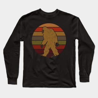 Bigfoot Retro Vintage Long Sleeve T-Shirt